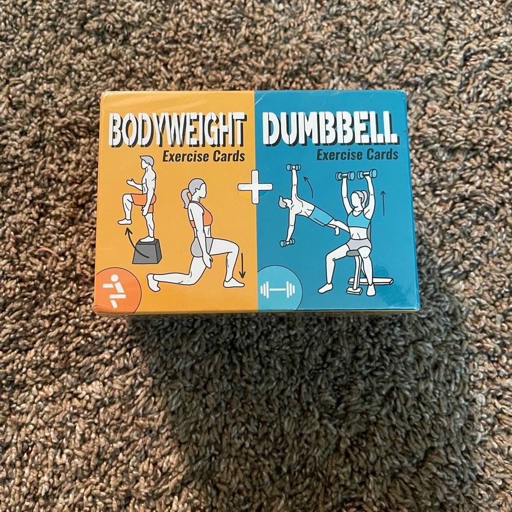🆕Bodyweight and Dumbbell Exercise Cards